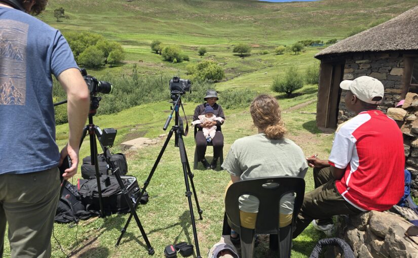 Film crew interviewing TTL clients