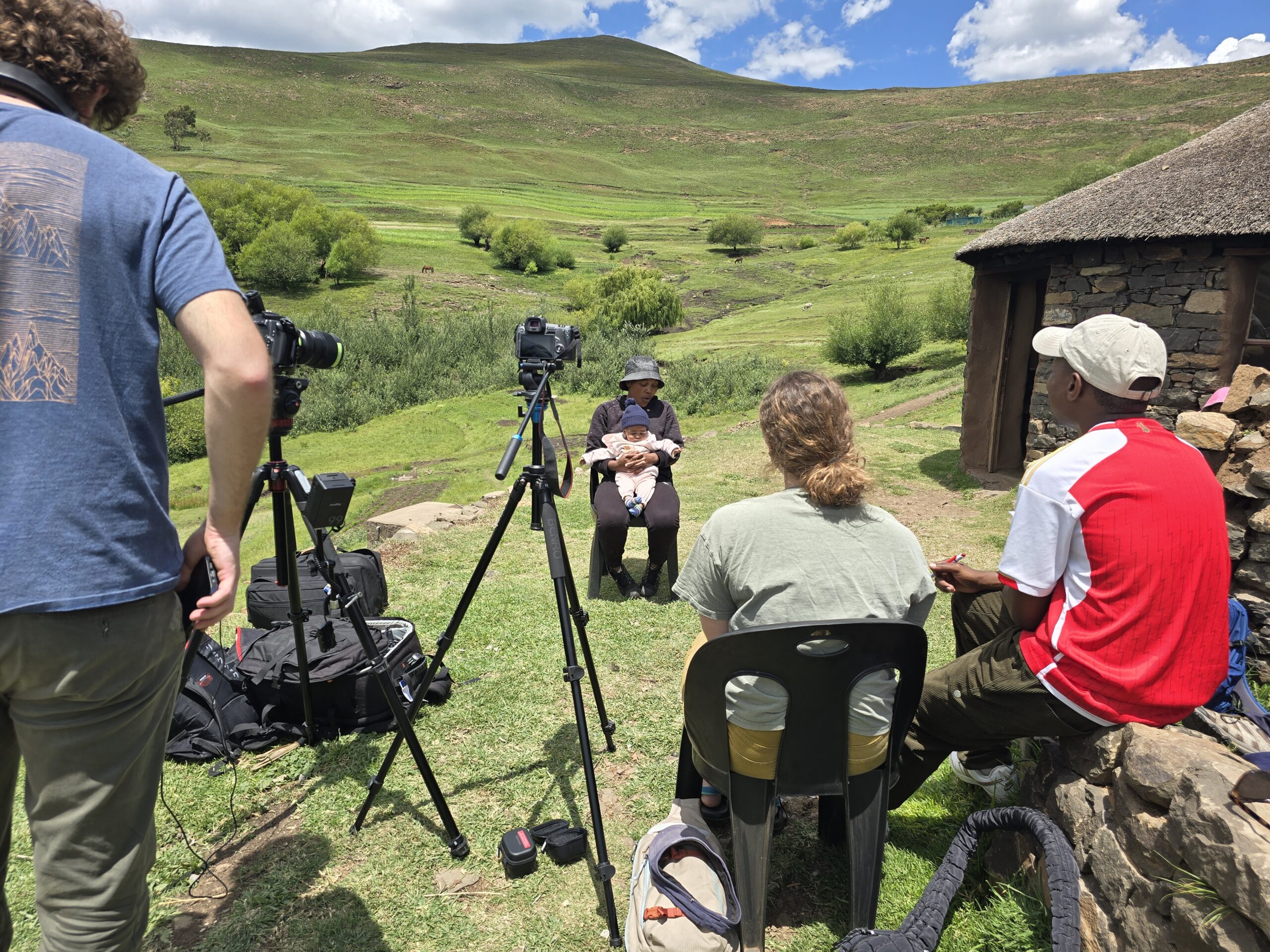 Film crew interviewing TTL clients